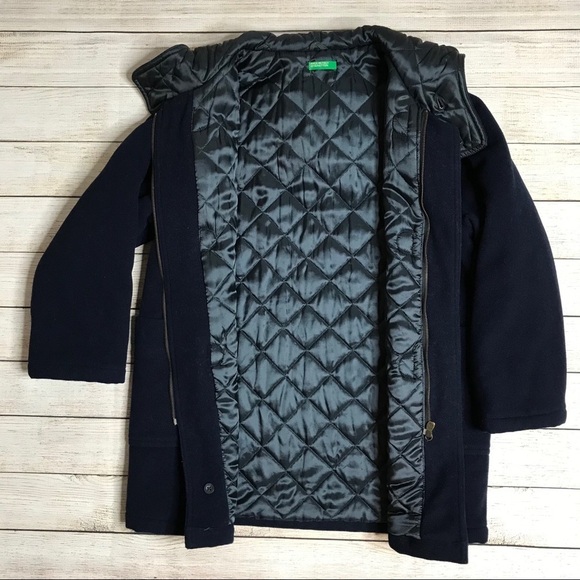 United Colors of Benetton Wool Toggle Coat - Picture 6 of 16